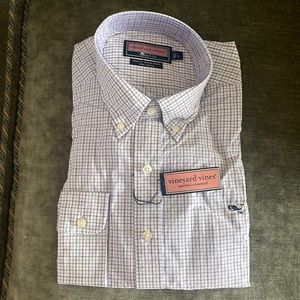 New! Vineyard Vines  Slim Fit Whale Shirt large